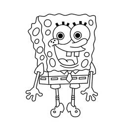 Раскраска: SpongeBob (мультфильмы) #33374 - Раскраски для печати