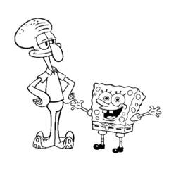 Раскраска: SpongeBob (мультфильмы) #33379 - Бесплатные раскраски для печати