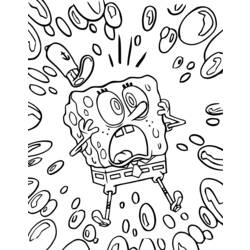 Раскраска: SpongeBob (мультфильмы) #33383 - Бесплатные раскраски для печати