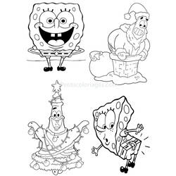 Раскраска: SpongeBob (мультфильмы) #33391 - Бесплатные раскраски для печати