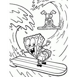 Раскраска: SpongeBob (мультфильмы) #33406 - Бесплатные раскраски для печати