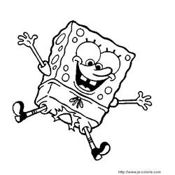 Раскраска: SpongeBob (мультфильмы) #33416 - Бесплатные раскраски для печати