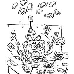Раскраска: SpongeBob (мультфильмы) #33427 - Бесплатные раскраски для печати