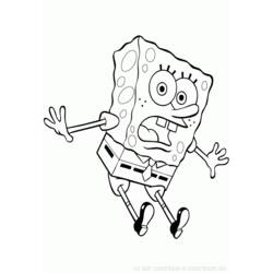 Раскраска: SpongeBob (мультфильмы) #33437 - Бесплатные раскраски для печати