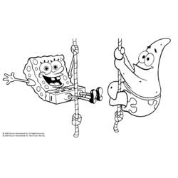 Раскраска: SpongeBob (мультфильмы) #33453 - Раскраски для печати