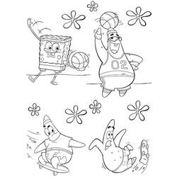 Раскраска: SpongeBob (мультфильмы) #33465 - Бесплатные раскраски для печати