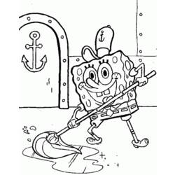 Раскраска: SpongeBob (мультфильмы) #33490 - Бесплатные раскраски для печати
