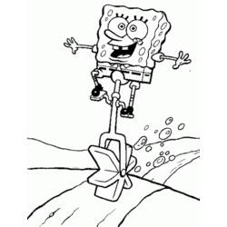 Раскраска: SpongeBob (мультфильмы) #33497 - Бесплатные раскраски для печати