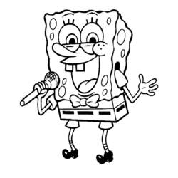 Раскраска: SpongeBob (мультфильмы) #33499 - Раскраски для печати