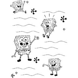 Раскраска: SpongeBob (мультфильмы) #33509 - Бесплатные раскраски для печати