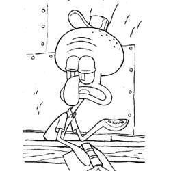 Раскраска: SpongeBob (мультфильмы) #33513 - Бесплатные раскраски для печати