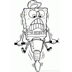 Раскраска: SpongeBob (мультфильмы) #33525 - Бесплатные раскраски для печати