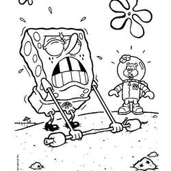Раскраска: SpongeBob (мультфильмы) #33526 - Бесплатные раскраски для печати