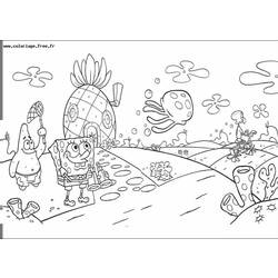 Раскраска: SpongeBob (мультфильмы) #33548 - Раскраски для печати