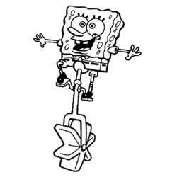 Раскраска: SpongeBob (мультфильмы) #33563 - Бесплатные раскраски для печати