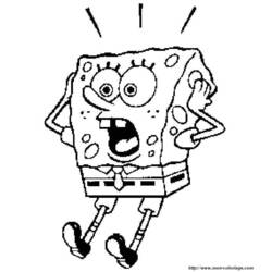 Раскраска: SpongeBob (мультфильмы) #33580 - Бесплатные раскраски для печати