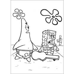 Раскраска: SpongeBob (мультфильмы) #33598 - Бесплатные раскраски для печати