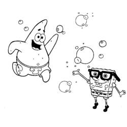 Раскраска: SpongeBob (мультфильмы) #33623 - Бесплатные раскраски для печати