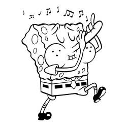 Раскраска: SpongeBob (мультфильмы) #33656 - Бесплатные раскраски для печати