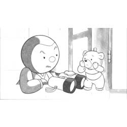 Раскраска: Чупи и Дуду (мультфильмы) #34135 - Раскраски для печати