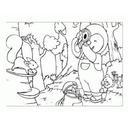 Раскраска: Чупи и Дуду (мультфильмы) #34212 - Раскраски для печати