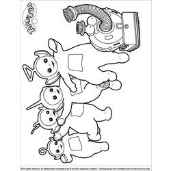 Раскраска: Телепузики (мультфильмы) #49738 - Бесплатные раскраски для печати