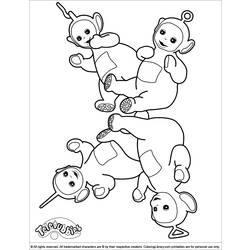 Раскраска: Телепузики (мультфильмы) #49759 - Бесплатные раскраски для печати