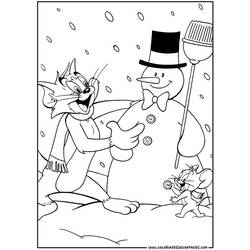 Раскраска: Том и Джерри (мультфильмы) #24198 - Бесплатные раскраски для печати