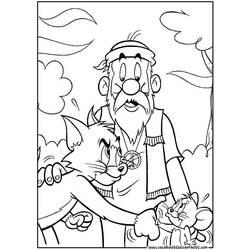 Раскраска: Том и Джерри (мультфильмы) #24220 - Бесплатные раскраски для печати