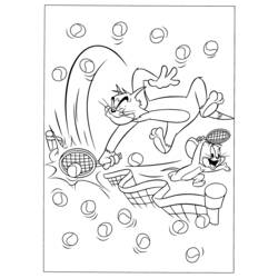 Раскраска: Том и Джерри (мультфильмы) #24221 - Бесплатные раскраски для печати