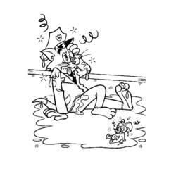 Раскраска: Том и Джерри (мультфильмы) #24223 - Бесплатные раскраски для печати