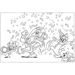 Раскраска: Том и Джерри (мультфильмы) #24240 - Бесплатные раскраски для печати