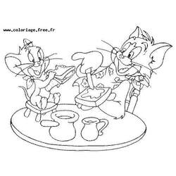 Раскраска: Том и Джерри (мультфильмы) #24254 - Бесплатные раскраски для печати