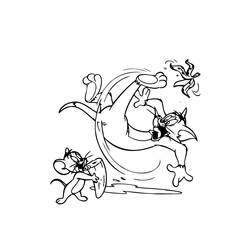 Раскраска: Том и Джерри (мультфильмы) #24255 - Бесплатные раскраски для печати