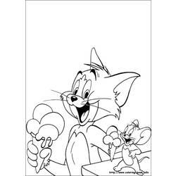 Раскраска: Том и Джерри (мультфильмы) #24263 - Раскраски для печати