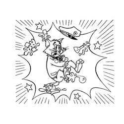 Раскраска: Том и Джерри (мультфильмы) #24280 - Бесплатные раскраски для печати