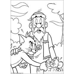 Раскраска: Том и Джерри (мультфильмы) #24289 - Бесплатные раскраски для печати