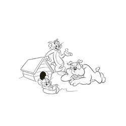 Раскраска: Том и Джерри (мультфильмы) #24315 - Бесплатные раскраски для печати