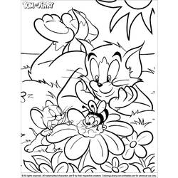 Раскраска: Том и Джерри (мультфильмы) #24317 - Раскраски для печати