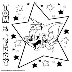 Раскраска: Том и Джерри (мультфильмы) #24318 - Раскраски для печати