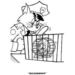 Раскраска: Том и Джерри (мультфильмы) #24331 - Бесплатные раскраски для печати