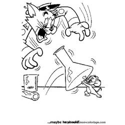 Раскраска: Том и Джерри (мультфильмы) #24336 - Бесплатные раскраски для печати