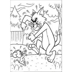 Раскраска: Том и Джерри (мультфильмы) #24355 - Бесплатные раскраски для печати
