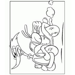 Раскраска: Вуди Дятел (мультфильмы) #28502 - Раскраски для печати