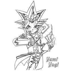 Раскраска: Yu-Gi-Oh! (мультфильмы) #52980 - Бесплатные раскраски для печати