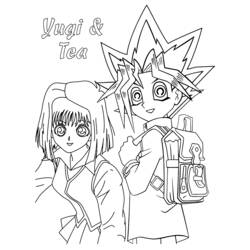 Раскраска: Yu-Gi-Oh! (мультфильмы) #52992 - Бесплатные раскраски для печати