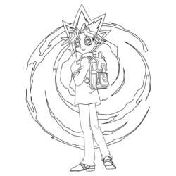 Раскраска: Yu-Gi-Oh! (мультфильмы) #53123 - Бесплатные раскраски для печати