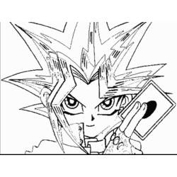 Раскраска: Yu-Gi-Oh! (мультфильмы) #53152 - Раскраски для печати