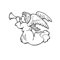 Раскраска: ангел (Персонажи) #86239 - Бесплатные раскраски для печати