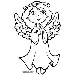 Раскраска: ангел (Персонажи) #86242 - Бесплатные раскраски для печати